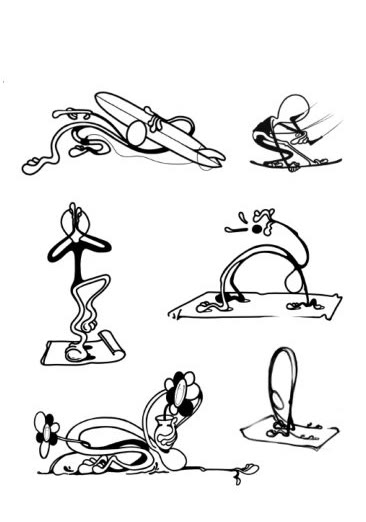 Flash sheet: joga i surfing